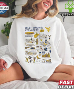West Virginia Mountaineers Vive La Fete Infant Impressions artwork shirt