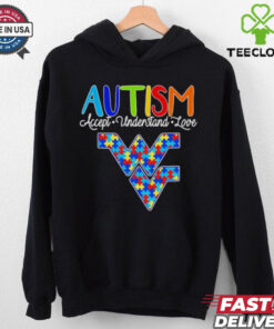 West Virginia Mountaineers autism accept understand love shirt