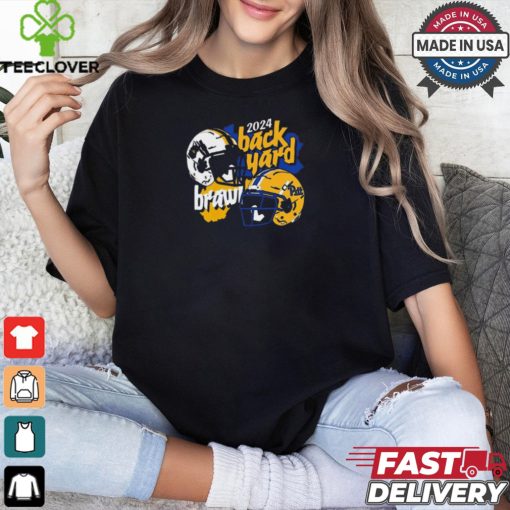 West Virginia Mountaineers vs Pitt Panthers 2024 Football Backyard Brawl shirt