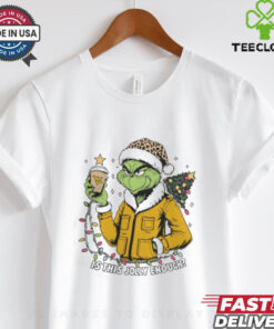 West Virginia Mountaineers x Santa Grinch Is This Jolly Enough Merry Christmas Shirt