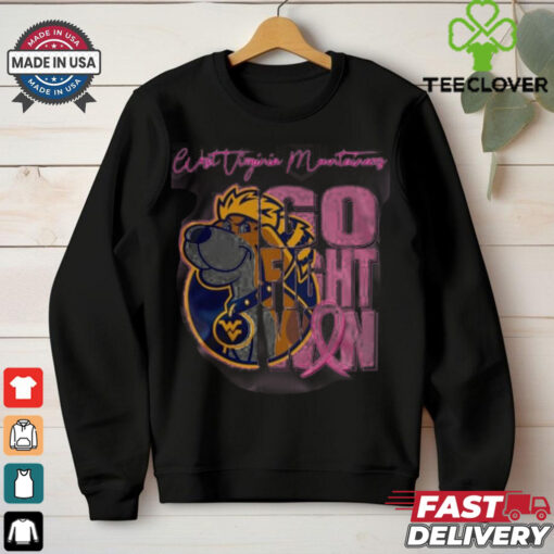 West Virginia Mountaineers – Tackle Breast Cancer Go Fight Win  T Shirt