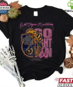 West Virginia Mountaineers – Tackle Breast Cancer Go Fight Win T Shirt