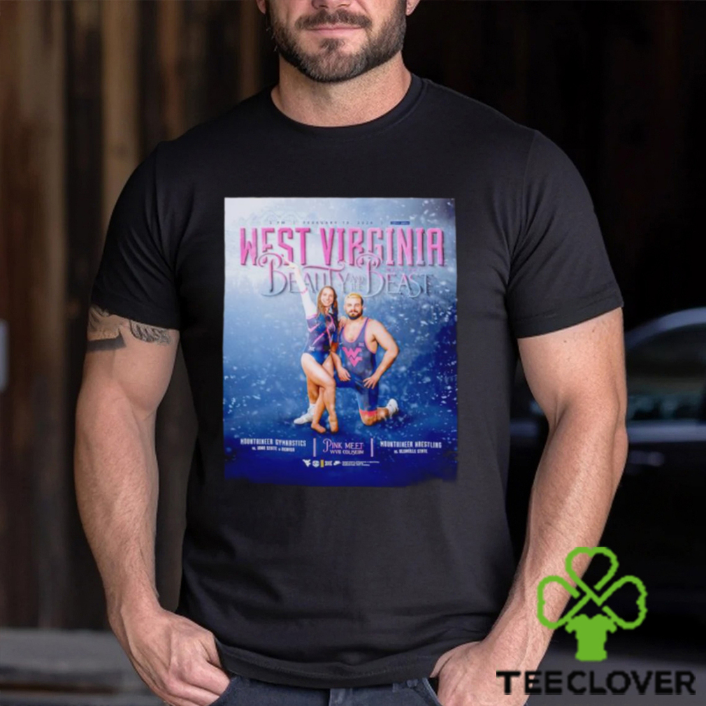 West Virginia meet day Beauty and the Beast poster shirt West Virginia meet day Beauty and the Beast poster shirt