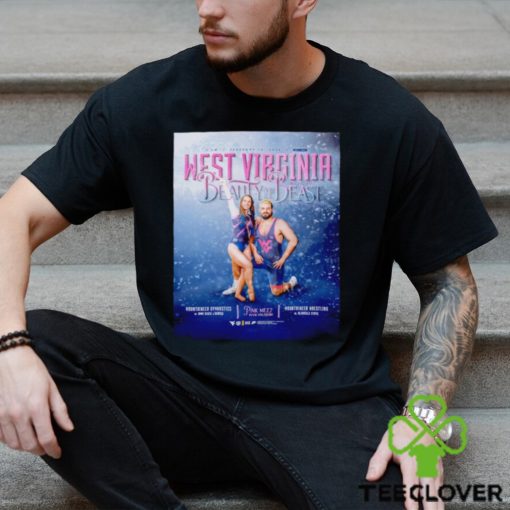 West Virginia meet day Beauty and the Beast poster shirt