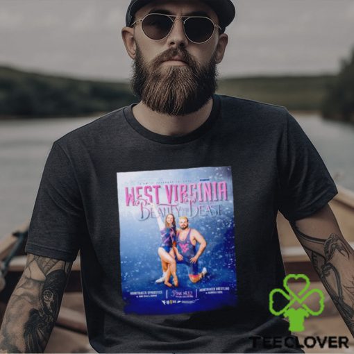 West Virginia meet day Beauty and the Beast poster shirt