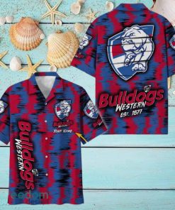 Western Bulldogs AFL Hawaiian Shirt Trending Design Custom Name