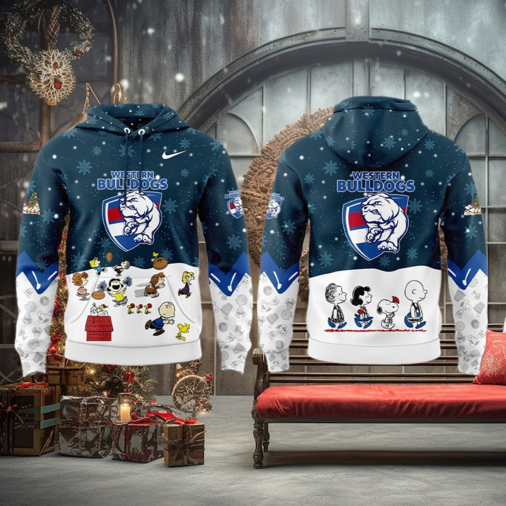 Western Bulldogs Peanuts & Snoopy Speciality Edition Hoodie Cap Western Bulldogs Peanuts & Snoopy Speciality Edition Hoodie Cap