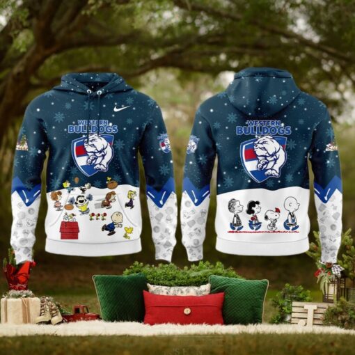 Western Bulldogs Peanuts & Snoopy Speciality Edition Hoodie Cap