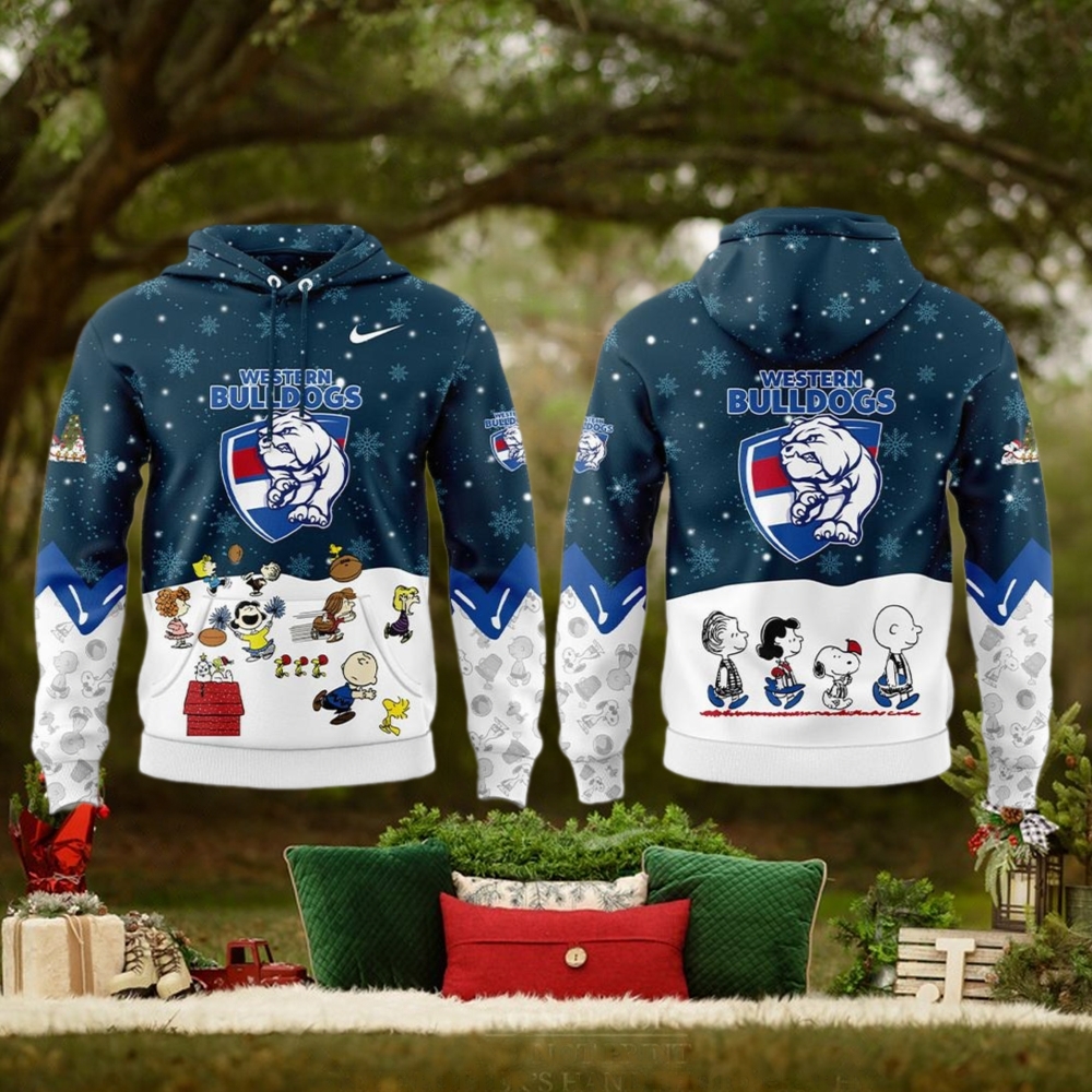 Western Bulldogs Peanuts & Snoopy Speciality Edition Hoodie Cap Western Bulldogs Peanuts & Snoopy Speciality Edition Hoodie Cap