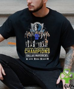 Western Conference 2024 Champions Dallas Mavericks 2006 2011 2024 T Shirt