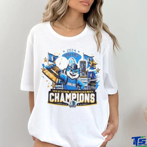 Western Conference Finals Champions Dallas Mavericks Mascot 2024 T hoodie, sweater, longsleeve, shirt v-neck, t-shirt