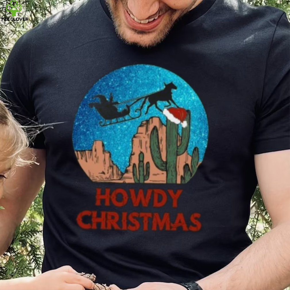 Western Cowboy Santa Howdy Christmas Matching Family T Shirt Western Cowboy Santa Howdy Christmas Matching Family T Shirt