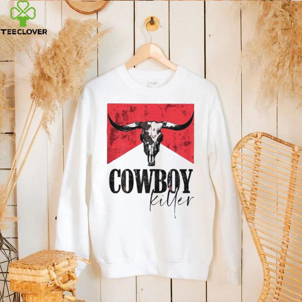 Western Cowgirl vintage Punchy Cowboy Killers bull horn T Shirt Western Cowgirl vintage Punchy Cowboy Killers bull horn T Shirt