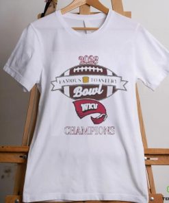 Western Kentucky Football 2023 Famous Toastery Bowl Champions Logo T Shirt