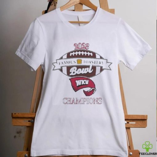 Western Kentucky Football 2023 Famous Toastery Bowl Champions Logo T Shirt