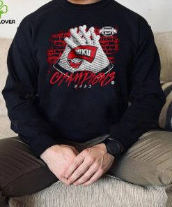 Western Kentucky Hilltoppers 2023 Famous Toastery Bowl Champions gloves hoodie, sweater, longsleeve, shirt v-neck, t-shirt