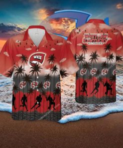 Western Kentucky Hilltoppers AOP Hawaiian Shirt Pattern Coconut Tree Gift Summer