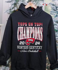 Western Kentucky Hilltoppers men’s basketball 2024 Tops on Top Champions hoodie, sweater, longsleeve, shirt v-neck, t-shirt