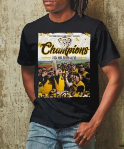 Western Michigan Broncos 2024 MAC Baseball Tournament Champions Shirt