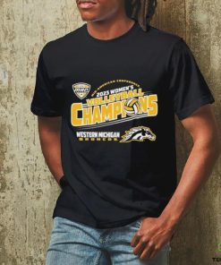 Western Michigan Broncos Brown MAC 2023 Women’s Volleyball Tournament Champions Shirt