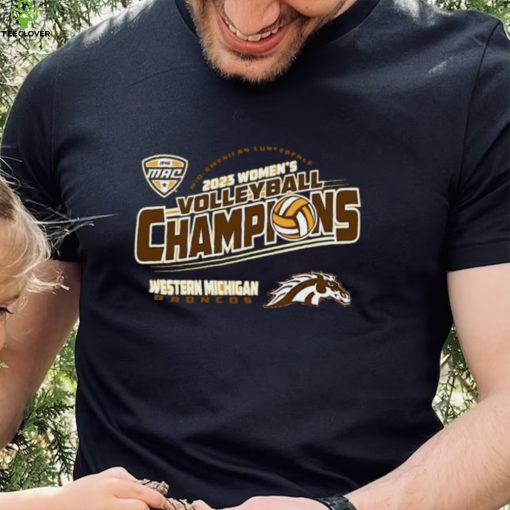 Western Michigan Broncos Women’s Volleyball 2023 MAC Tournament Champions Shirt