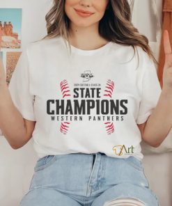Western Panthers 2024 IHSAA Softball State Champions Class 3A shirt