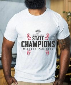 Western Panthers 2024 IHSAA Softball State Champions Class 3A shirt