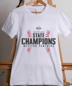 Western Panthers 2024 IHSAA Softball State Champions Class 3A shirt