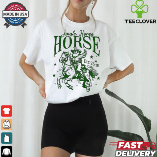 Western jingle horse rodeo howdy Santa Christmas shirt