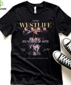 Westlife 20 Years Of Hits The Twenty Tour Live T Shirt 1 Westlife 20 Years Of Hits The Twenty Tour Live T Shirt