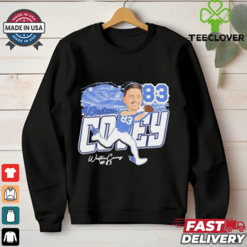 Weston Covey BYU Cougars football cartoon shirt