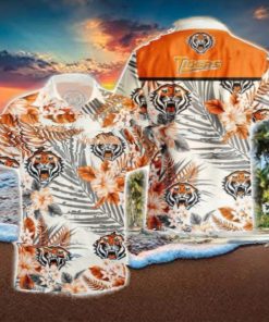 Wests Tigers NRL Combo Hawaiian Shirt And Shorts Personalized Gift Tropical Flower For Fans