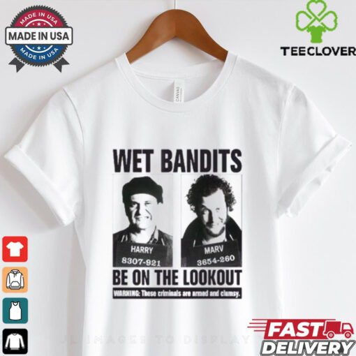 Wet Bandits Mugshot Home Alone Funny Christmas T Shirt