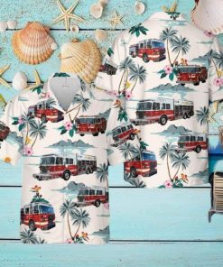 Wethersfield Connecticut Fire Department Hawaiian Shirt Summner Vacation Shirt