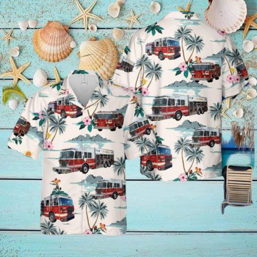 Wethersfield Connecticut Fire Department Hawaiian Shirt Summner Vacation Shirt