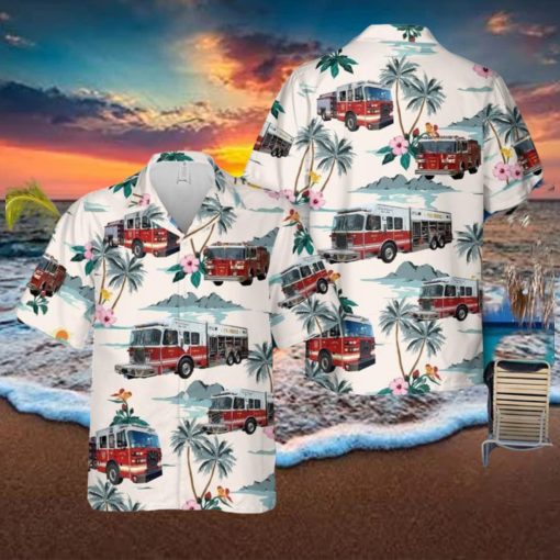 Wethersfield Connecticut Fire Department Hawaiian Shirt Summner Vacation Shirt