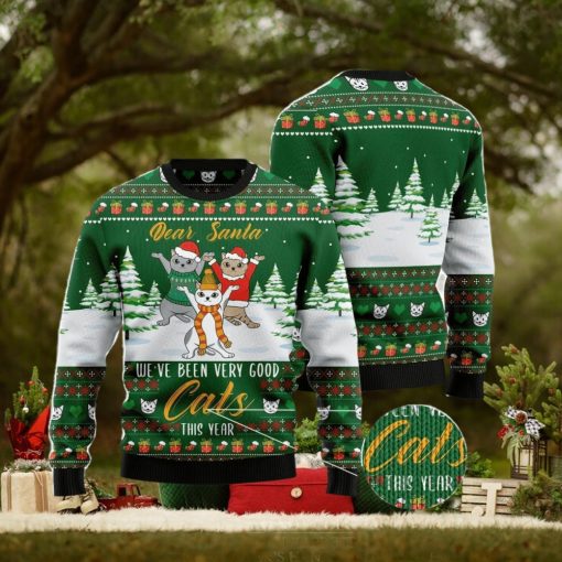 We‘re Been Very Good Cats This Year Ugly Christmas Sweater Christmas Noel Gift