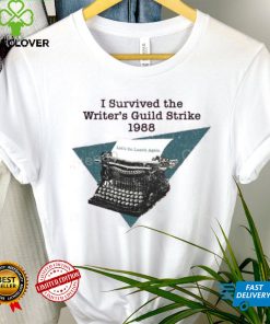 Wga I Survived The Writers Guild Strike 1988 Tee Shirt