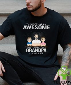 What A Cool Grandpa Looks Like Shirt