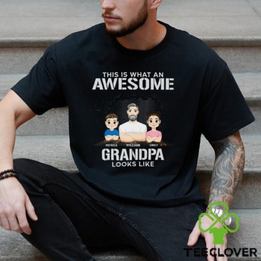 What A Cool Grandpa Looks Like Shirt