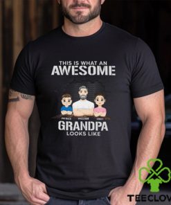 What A Cool Grandpa Looks Like Shirt