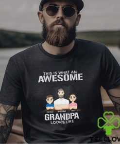 What A Cool Grandpa Looks Like Shirt