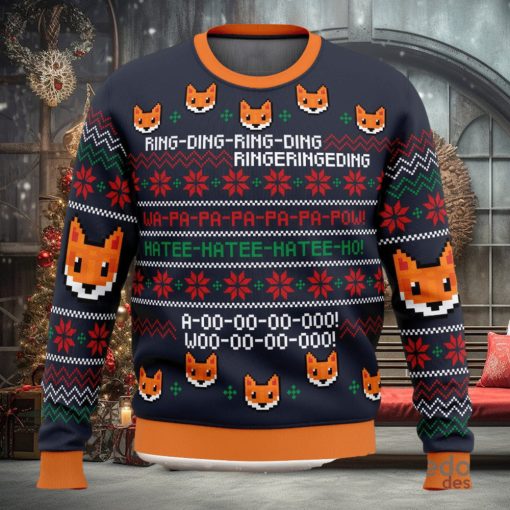 What Does The Fox Say 3D Ugly Christmas Sweater Unisex Christmas Sweater For Men And Women