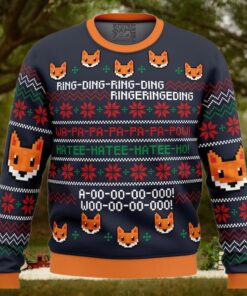 What Does the Fox Say Christmas Sweater, Funny Holiday Sweater, Meme Christmas Sweater