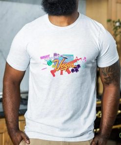 What Happened in Vegas logo shirt