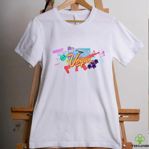 What Happened in Vegas logo shirt