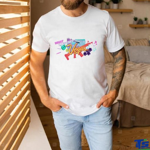 What Happened in Vegas logo shirt