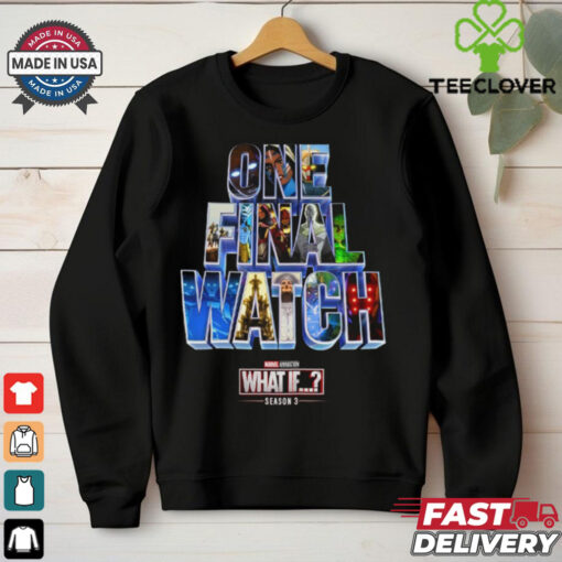 What If Season 3 Official Poster One Final Watch Releasing On Disney+ On December 22 T Shirt