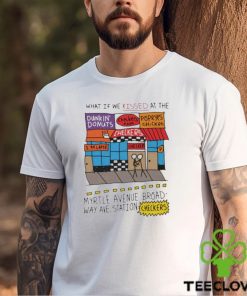 What If We Kissed At The Myrtle Avenue Broadway Ave Station Checkers T Shirt