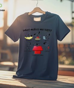 What Makes Me Happy Sleeping Snoopy Shirt